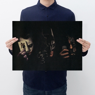 Miếng Dán Tường Trang Trí Hình Joker Hai Mặt Kiểu Vintage