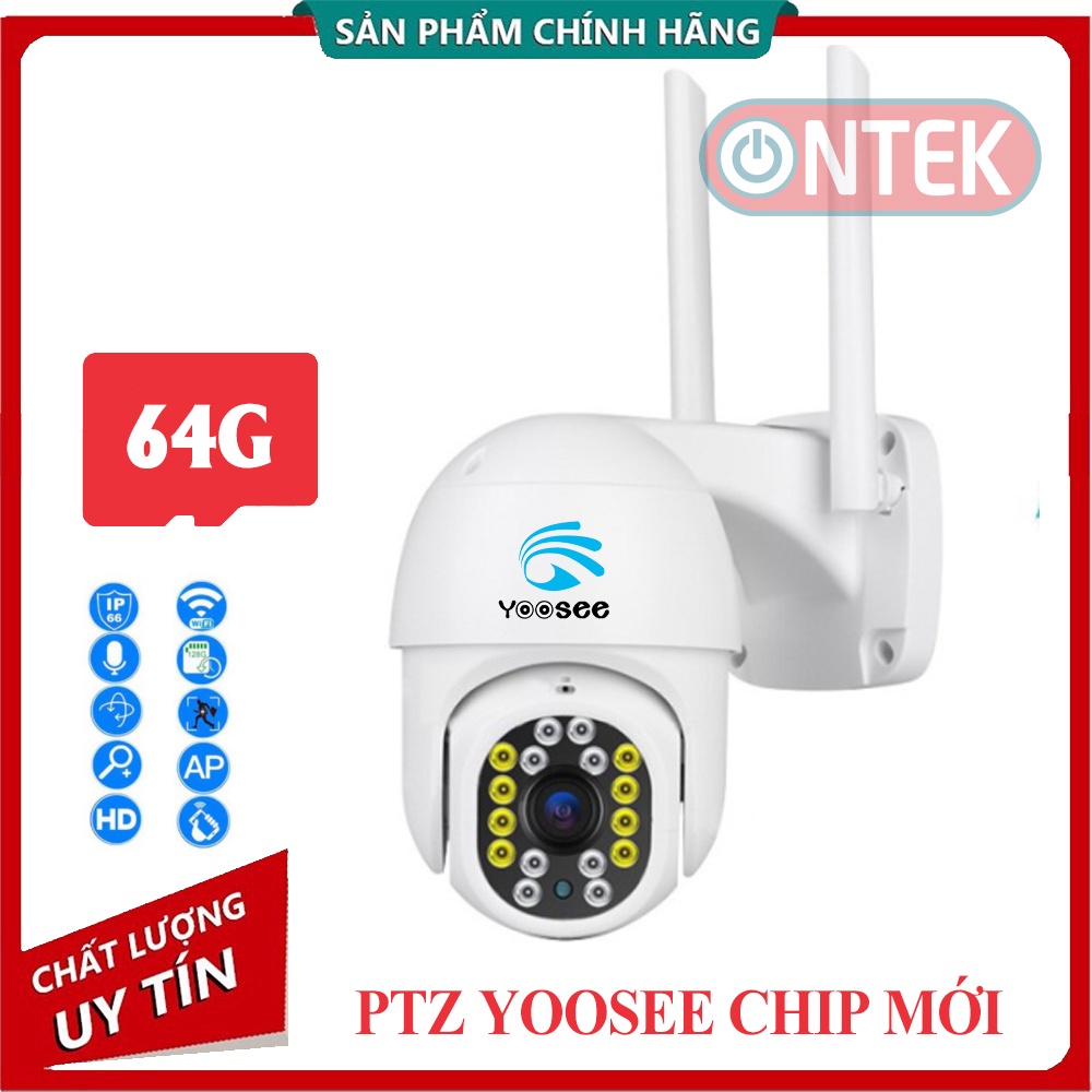 Camera ngoài trời YooSee nhiều phân loại CHIP mới - Siêu nét góc rộng giá rẻ nhất sàn