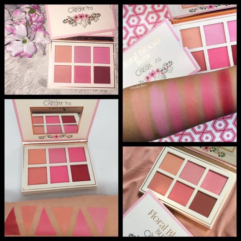 Bảng phấn mắt má 2 in 1 Floral Bloom Blush Palette