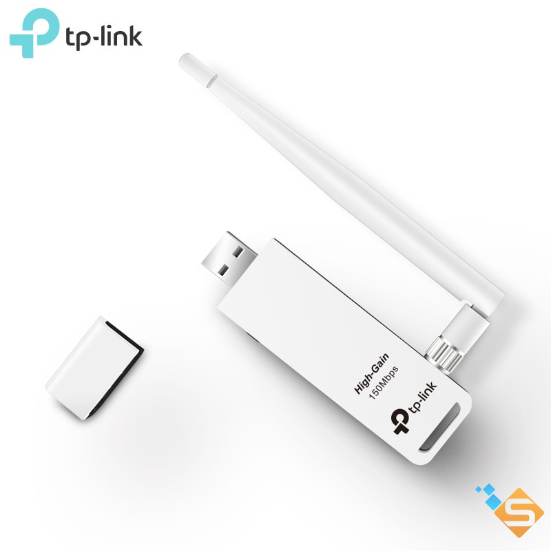 Bộ Thu Wi-Fi USB Chuẩn N TP-LINK High Gain 300Mbps TL-WN822N TL-WN722N - Bảo Hành Chính Hãng 12 Tháng