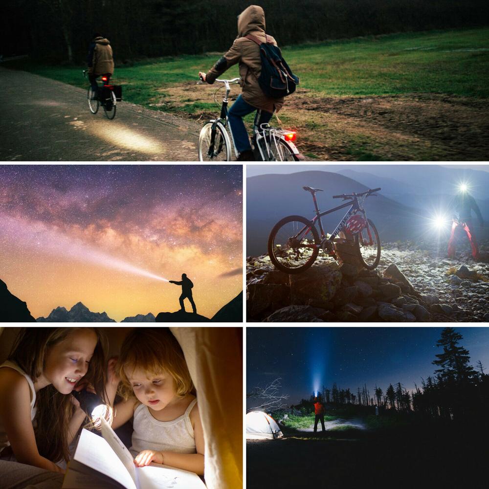 Danilo Đèn Pha LED T6 Chất Lượng Cao Cho Xe Đạp