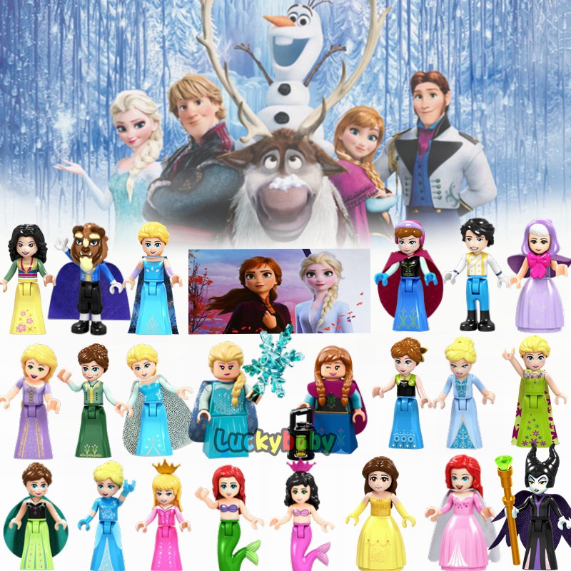 Bộ Đồ Chơi Lego Xếp Hình Công Chúa Anna Elsa