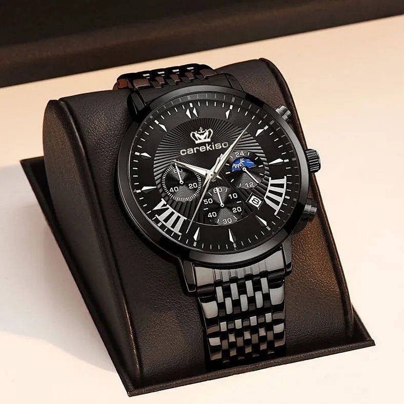 Swiss New Super Waterproof Luminous Men's Watch Student Korean Non-Mechanical High-End Fashion Commuter Men's Watch