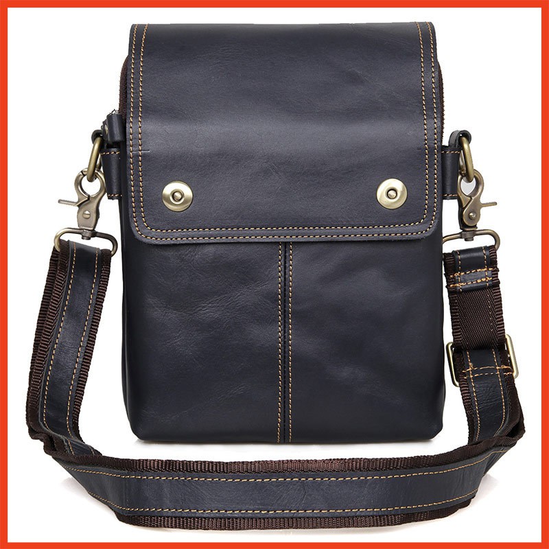 Túi Đeo Chéo Nam Cao Cấp LAVATINO LUX05 - 100% Da Bò, Handmade Khâu Tay Tinh Xảo - Món Quà Tuyệt Vời Cho Người Thân