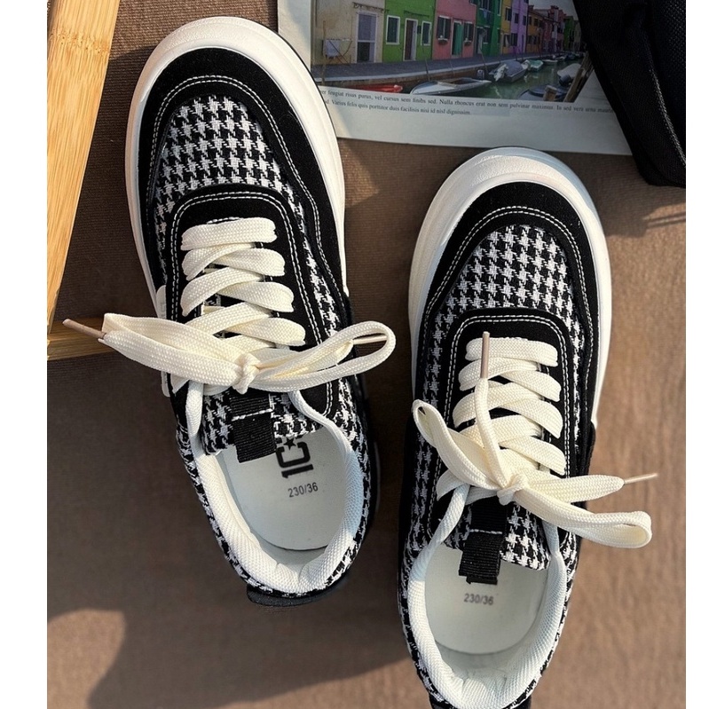 [LOẠI 1-SẴN] Giày Thể Thao Nữ Đế Bằng Bánh Mì Basic mã LULU vải canvas bata mới hot phong cách retro ulzzang đẹp cá tính