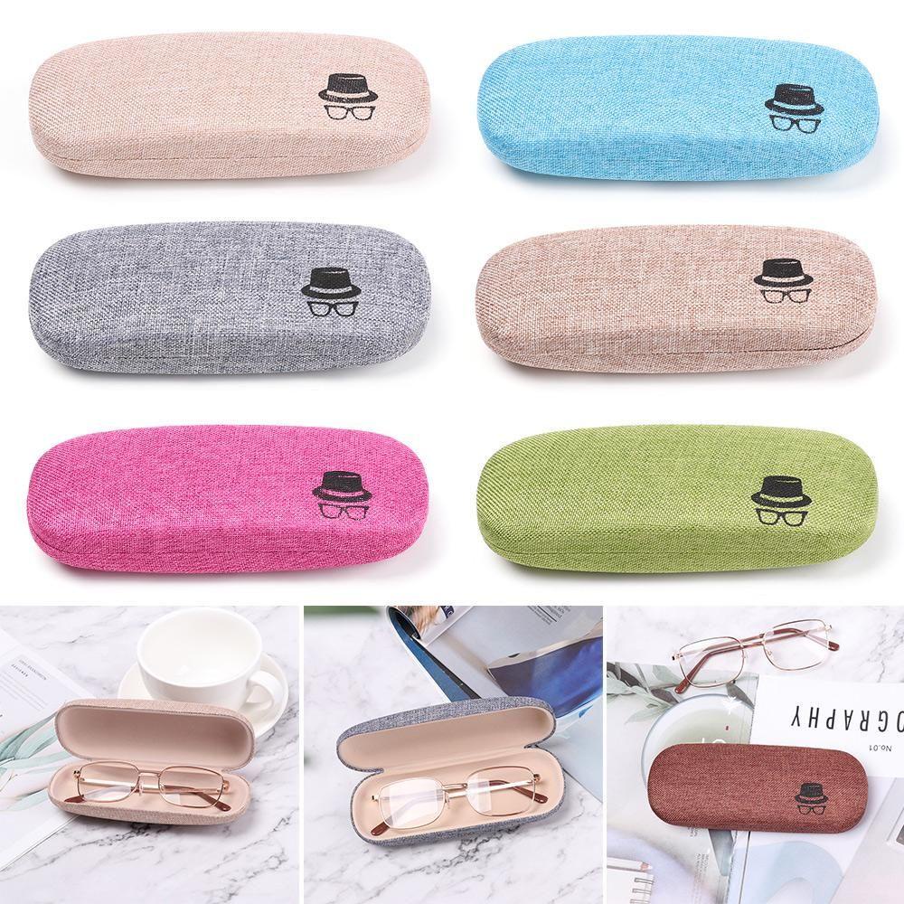 BSUNS Hộp Đựng Mắt Kính Bằng Da Cứng Màu Kẹo Ngọt Thời Trang Giá Đỡ