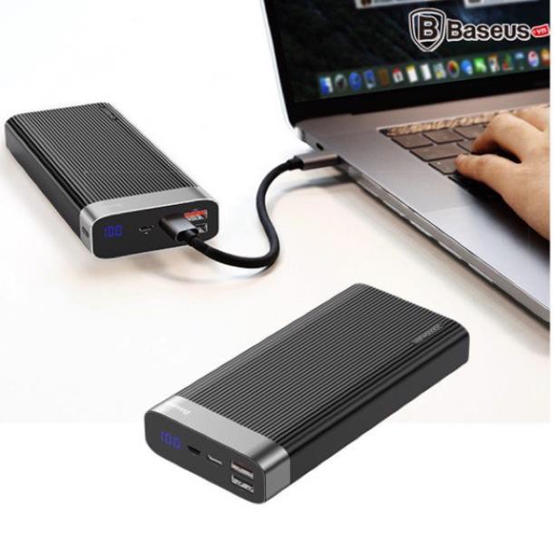 Pin sạc dự phòng sạc nhanh Baseus Parallel PD Power Bank 20,000mAh cho Smartphone/ Tablet/ Macbook