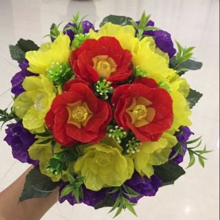 Combo nguyên liệu cho 1 kg hoa mai pha lê