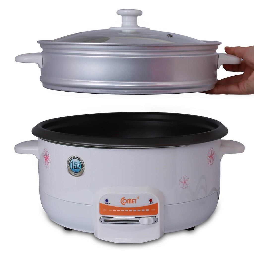 Lẩu Điện Comet CM7732 (3.5L) Hàng Chính Hãng