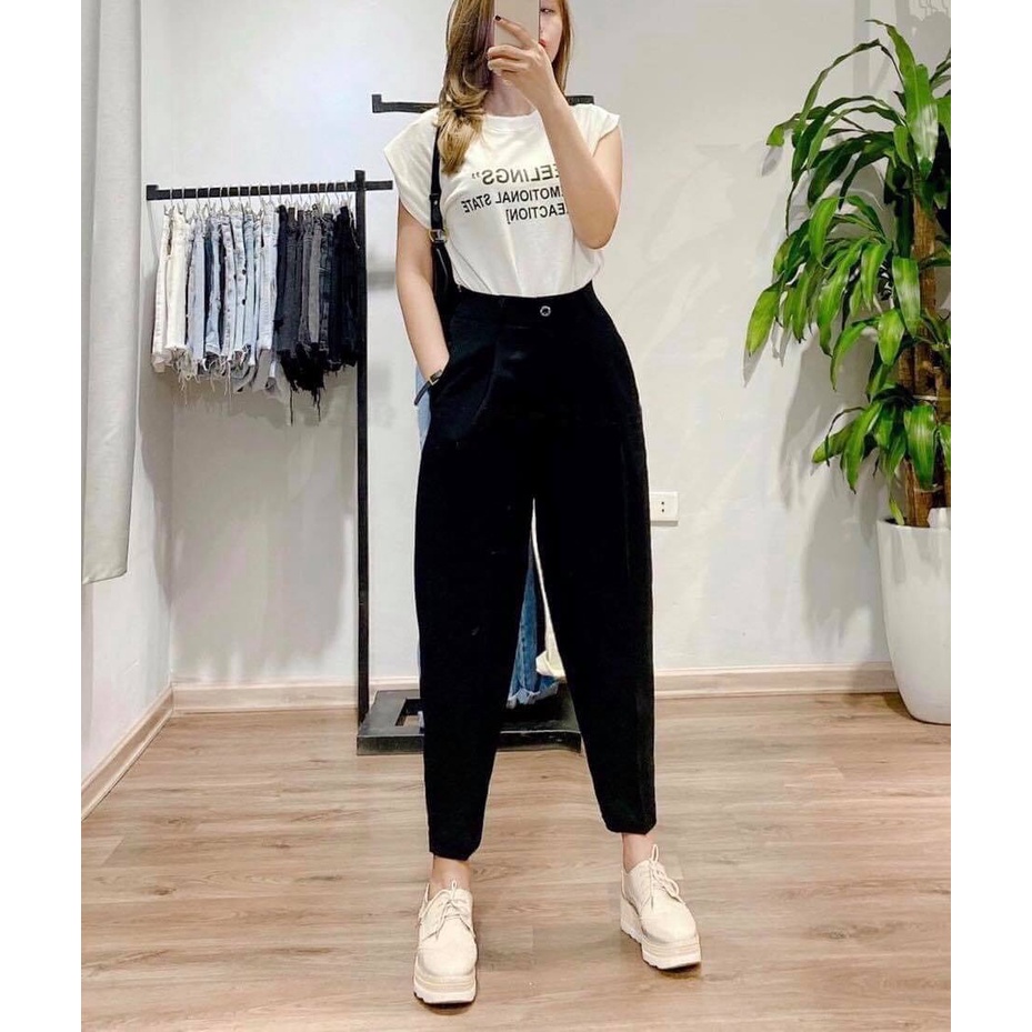 Quần Baggy Nữ Cạp Cao Siêu Tôn Dáng ( 8 mẫu)