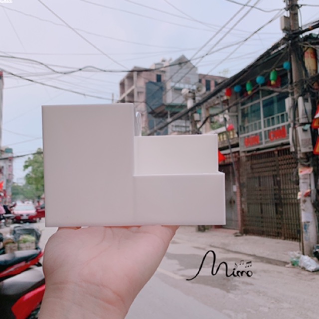 Khay Kệ Nhựa Đa Năng Đựng Bút, Cọ Trang Điểm, Đồ Để Bàn  kích cỡ 15*7.4*10cm nhiều màu, tiện dụng