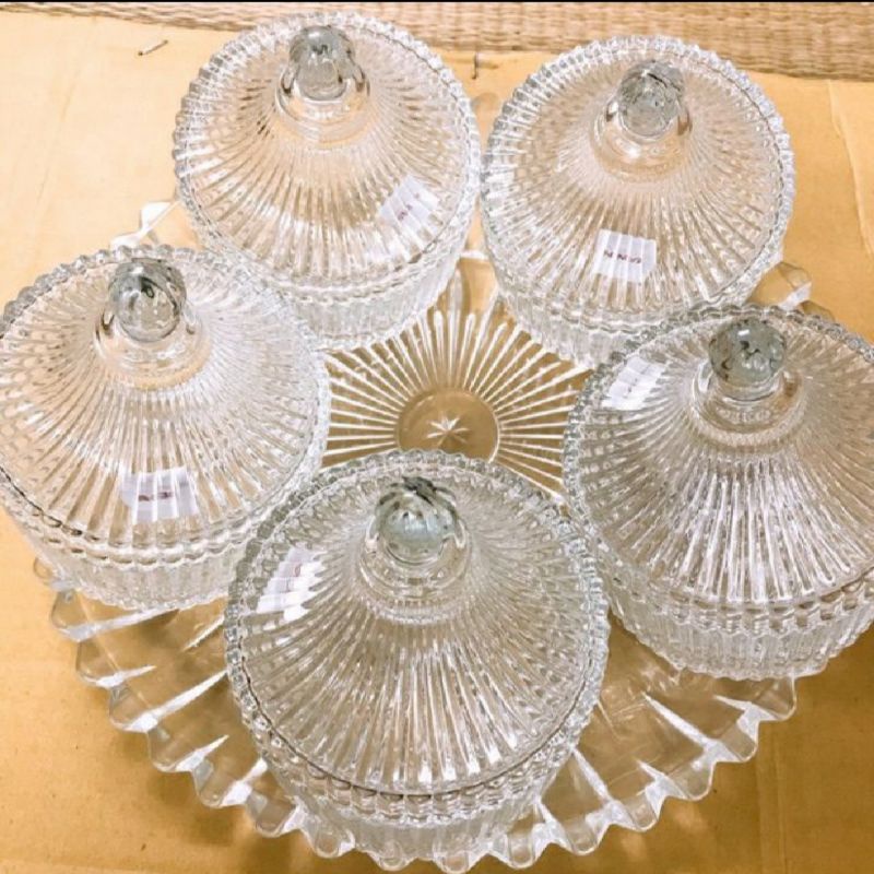 Thố đựng mứt thủy tinh