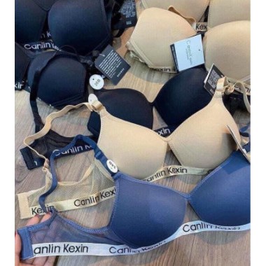 Áo lót CK không gọng, đệm bàn tay, thông hơi cotton Secret Charm-AL0105