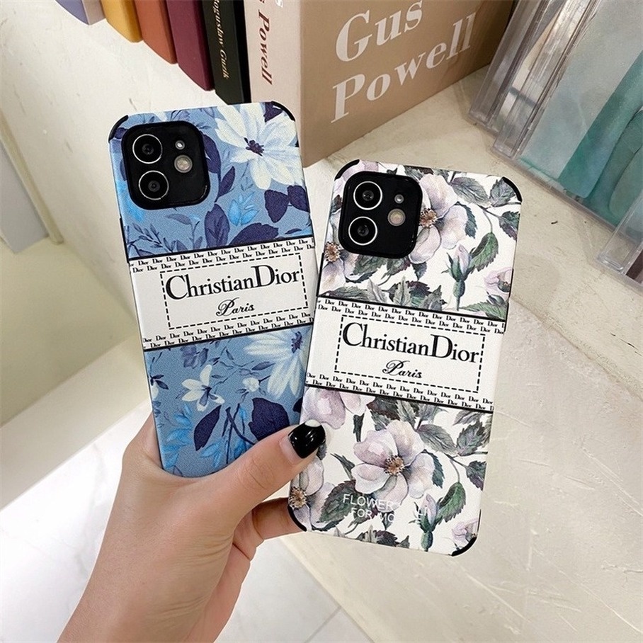 Ốp điện thoại TPU in hình hoa thời trang thích hợp cho iPhone 13 12 11 Pro Max Se 2020 Xr X 7 8 Plus