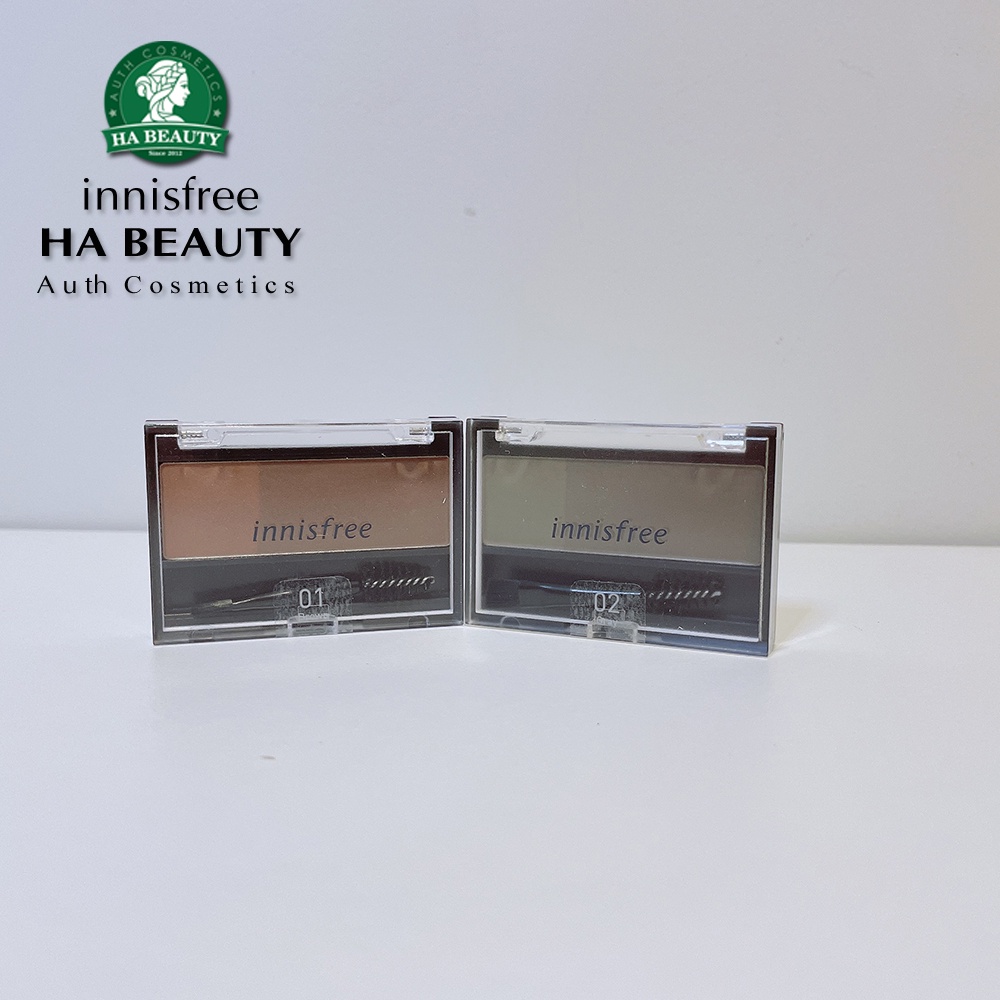 Bảng phấn bột kẻ chân mày 2 màu innisfree Twotone Eyebrow Kit 3.5g