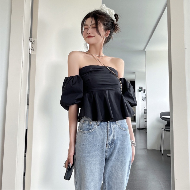 Áo Sơ Mi Ngắn Tay Thiết Kế Quyến Rũ Thời Trang Dành Cho Nữ