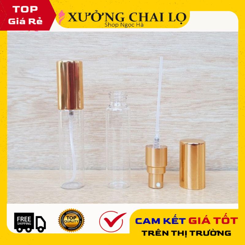 Lọ Chiết Nước Hoa ❤ GIÁ RẺ NHẤT ❤ Lọ chiết nước hoa thủy tinh tròn 10ml đựng dầu thơm , phụ kiện du lịch