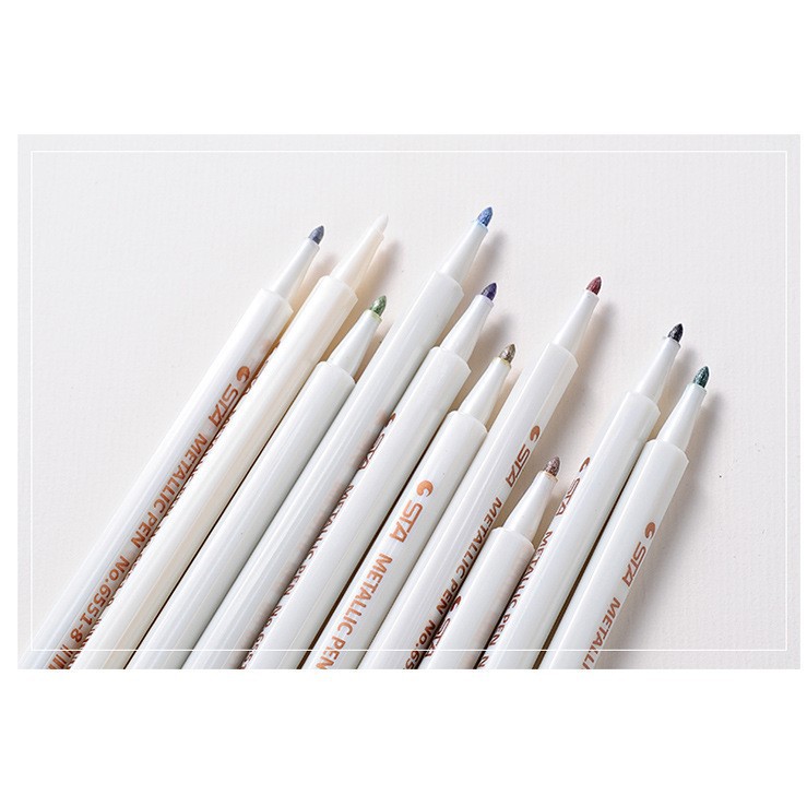 [Bujo]  Bút lông màu mềm đầu brush winzige mohamm viết thư pháp fiber pen marker