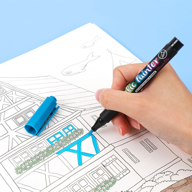 Bút Đánh Dấu seng Bằng Gốm Sứ / Kính / Vải Bạt / Thủ Công DIY