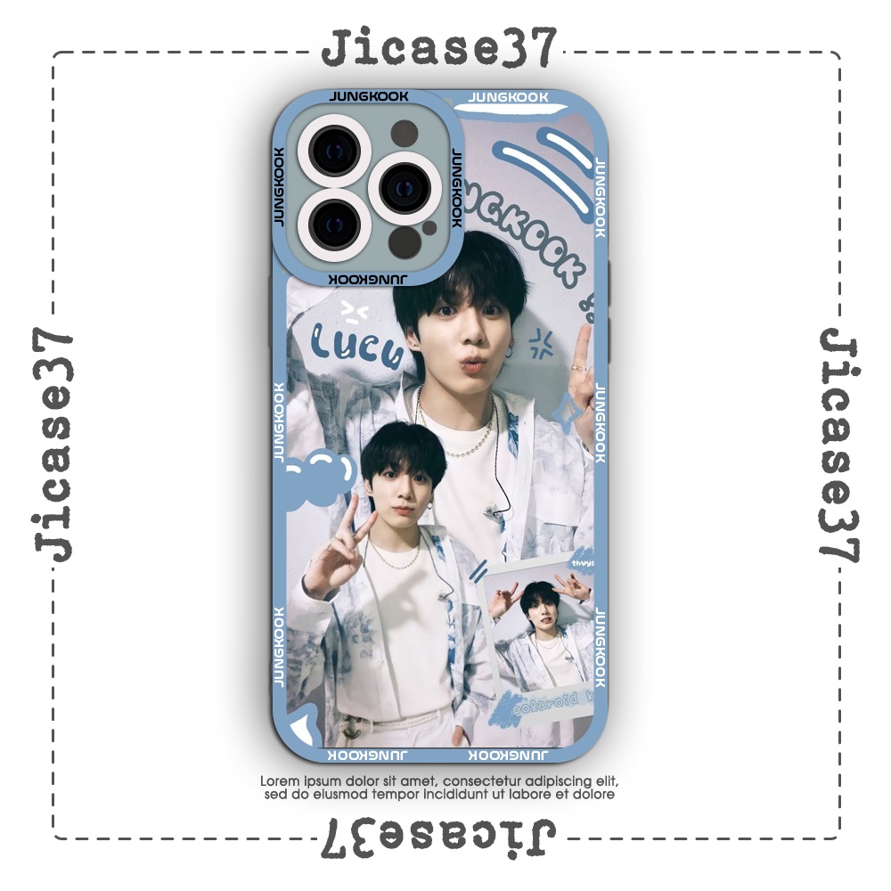 Ốp lưng iphone cạnh vuông Jicase BTS Jungkook kpop 6plus/6s/6splus/7/7plus/8/8plus/x/xs/11/12/pro/max/plus/promax