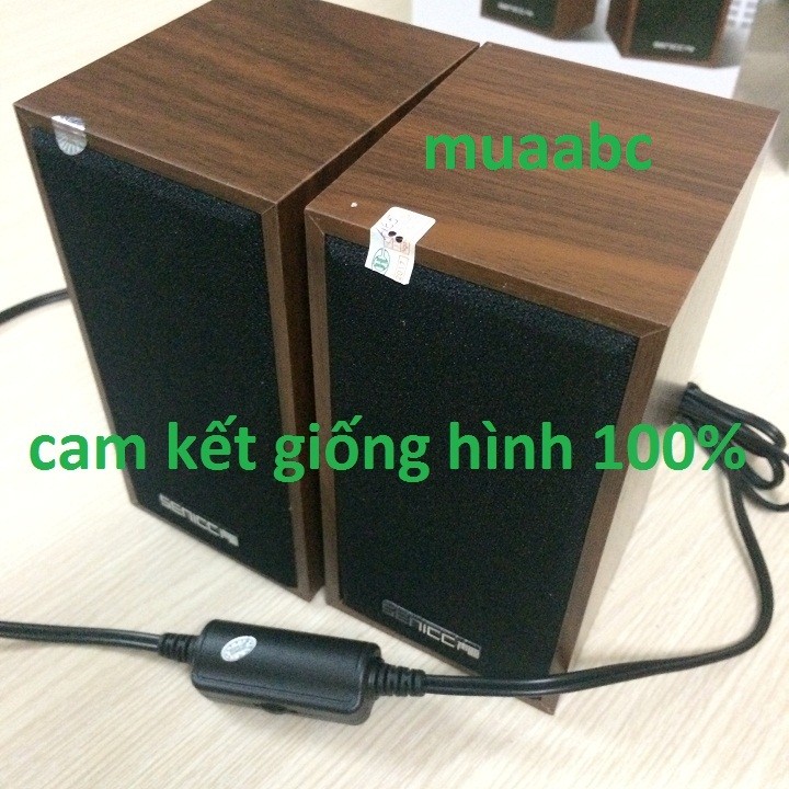 loa vi tính loa gỗ Senicc sn462 Âm thanh cực hay