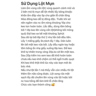 keo lột mụn