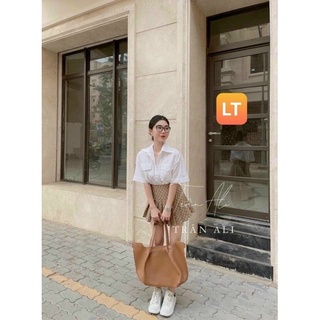 [HÀNG SẴN] SET Áo sơ mi váy xoè - freesize