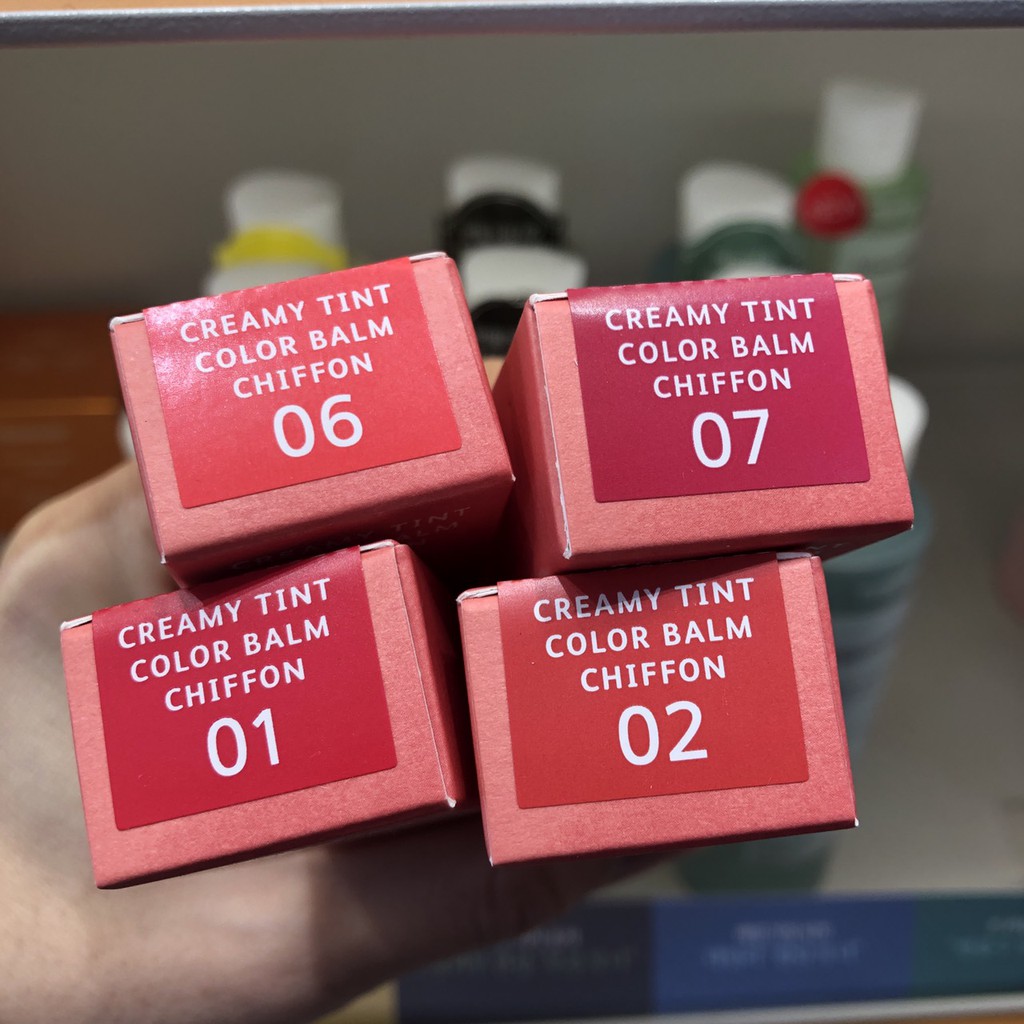 Son tint Mamonde Creamy Tint Color Balm Chiffon 2.5g | BigBuy360 - bigbuy360.vn