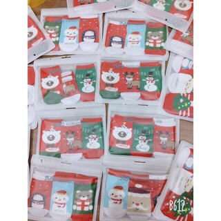 set 3 đôi tất noel