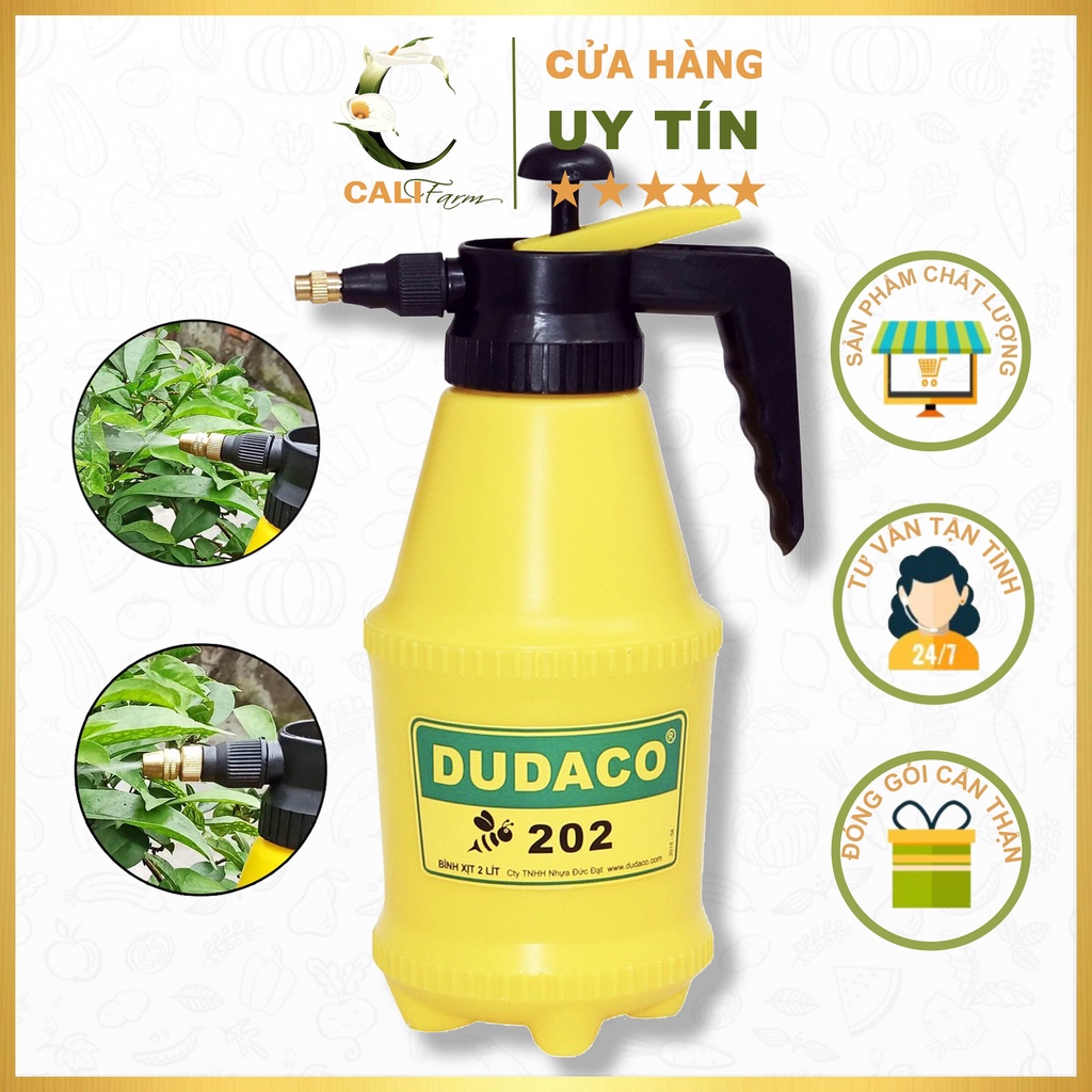 Bình phun xịt thuốc và tưới cây DUDACO 2 Lít