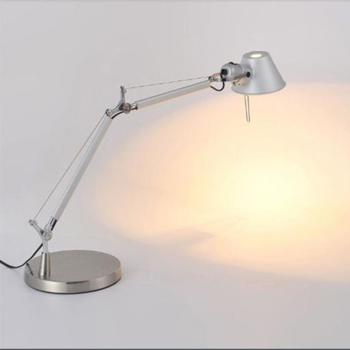 Đèn bàn làm việc cao cấp IKICHI LAMP DT02 màu bạc