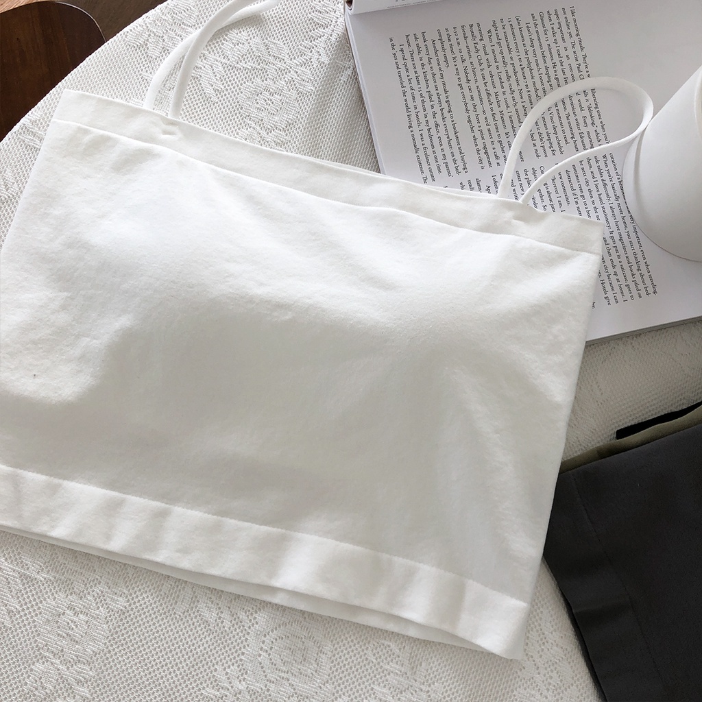 Áo hai dây SUXI màu sắc đơn giản quyến rũ cho nữ