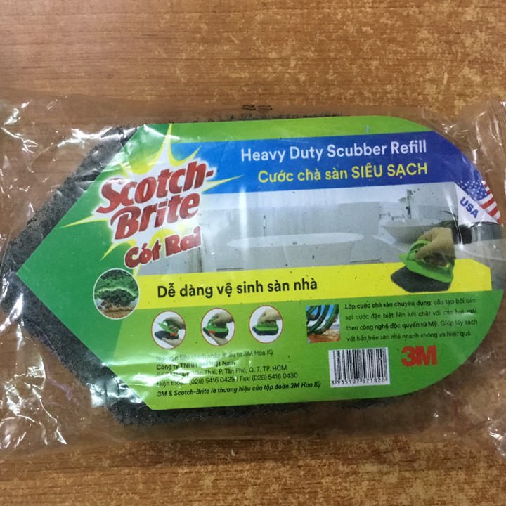 Cước chà sàn siêu sạch Scotch Brite - Dễ dàng vệ sinh sàn nhà, cuocchasan