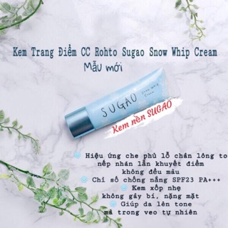 Kem nền sugao nội địa nhật