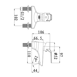 Vòi chậu Hugo HG1503