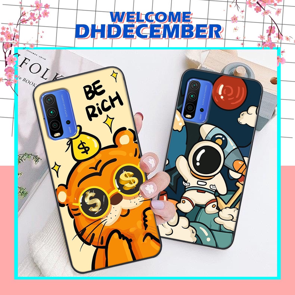 Ốp lưng Xiaomi REDMI 9T in hình K@ws, Cool Be@r SIÊU NGẦU