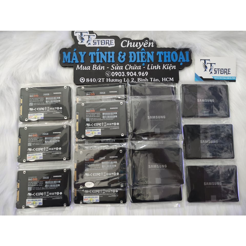 Ổ cứng SSD Samsung 860 Evo 250Gb bảo hành 5 năm | BigBuy360 - bigbuy360.vn