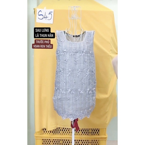 áo thun phối ren thêu đẹp.S45