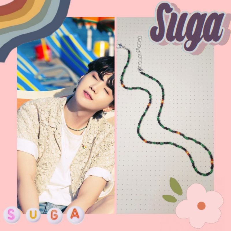 Dây chuyền handmade cheap moment với Suga BTS