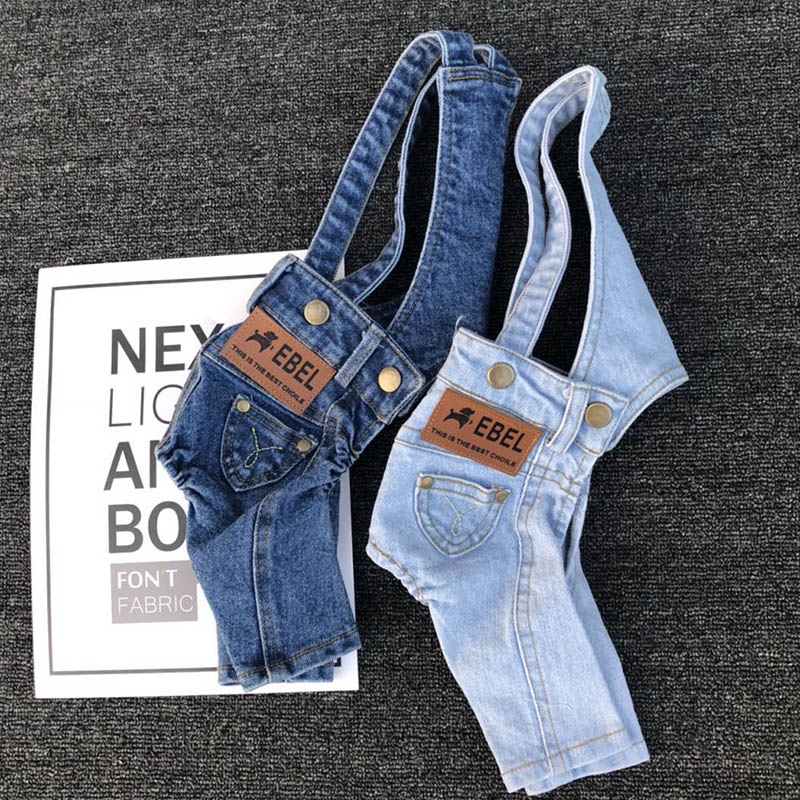Áo Khoác Jean Denim Dành Cho Cún Cưng Nhỏ Và Vừa