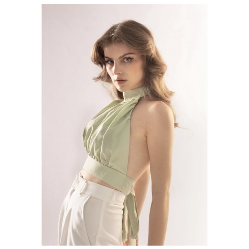 Áo Cổ Yếm Thắt Dây Lipa Daphale Studios