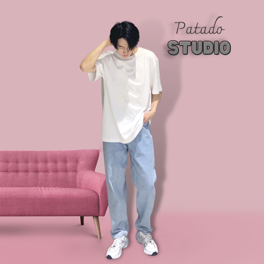 Quần jean nam Baggy phom suông, rộng TR01 hottrend hàn quốc 2022