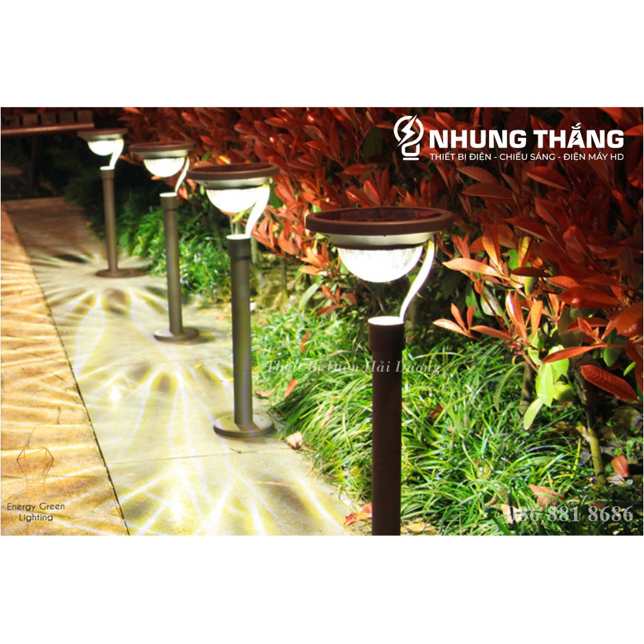 Đèn LED Sân Vườn Cắm Cỏ MT-42515 - Sử Dụng Năng Lượng Mặt Trời - Chống Nước IP65 - Thân Bọc Thép Không Gỉ - BH 1 Năm