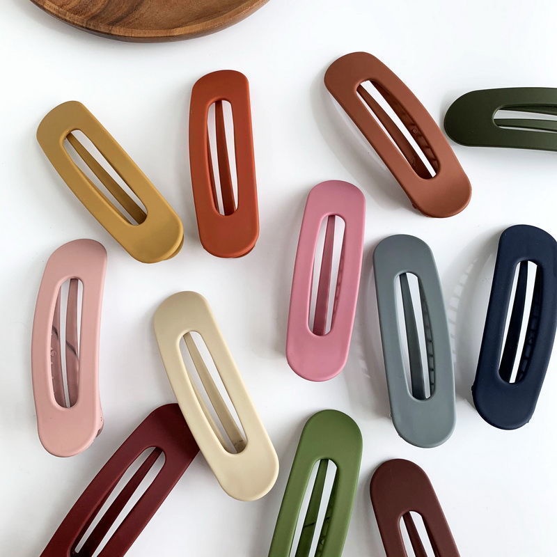 Kẹp tóc thiết kế đơn giản cỡ lớn phong cách Hàn Quốc xinh xắn