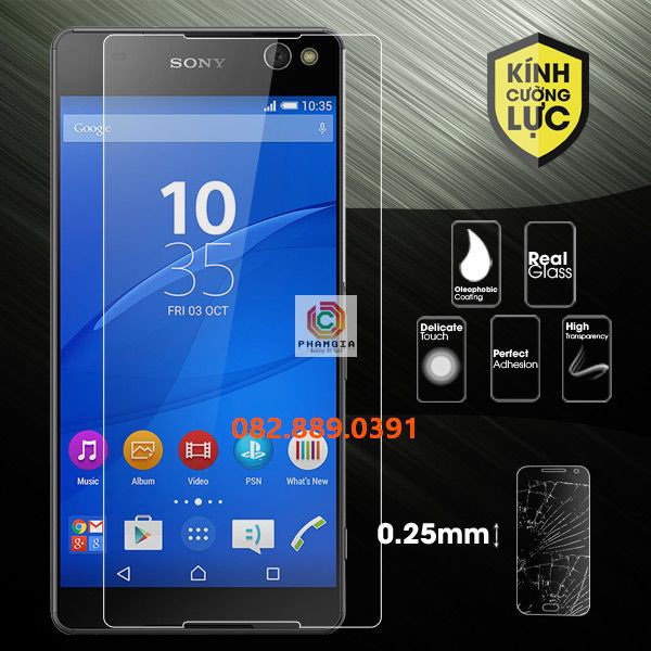 Dán cường lực Sony C3/C5/C6 nano dẻo siêu bền siêu bảo vệ