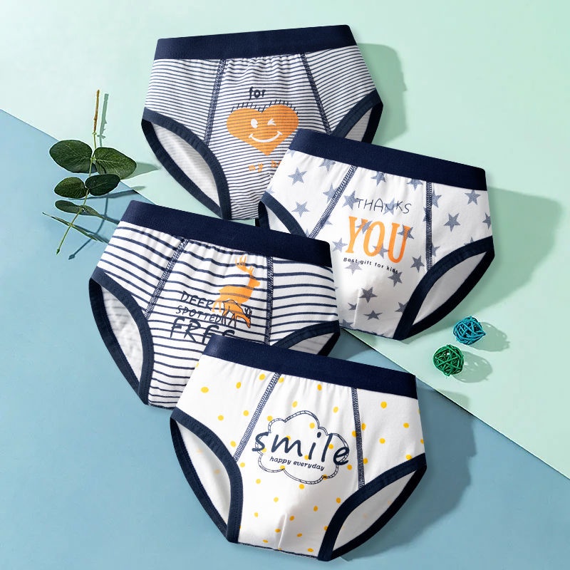 Quần Lót cotton Thoải Mái Cho Bé Trai Từ 10 Đến 12 Tuổi