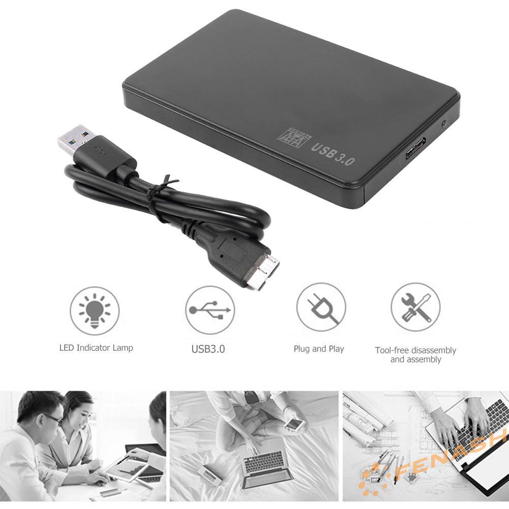 Hộp Đựng Ổ Cứng Fe 2.5 Inch Sata Usb3.0 Hdd 5gbps | BigBuy360 - bigbuy360.vn