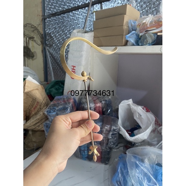 Móc Tùng lồng chim Chào mào, Chích chòe chất liệu đồng thau cao cấp Phụ Kiện (Ricky bird shop)