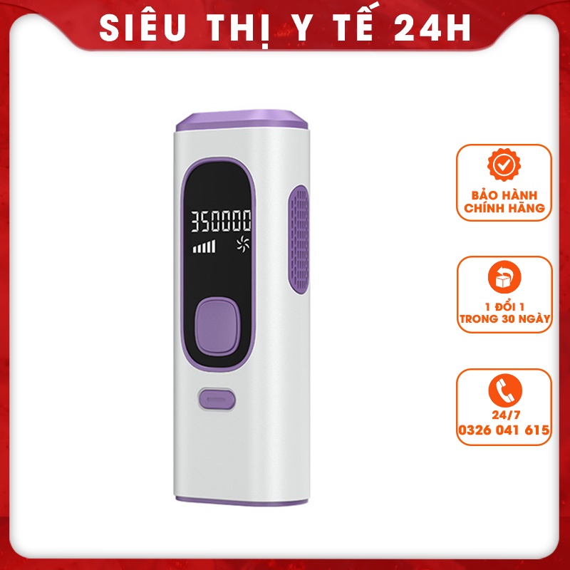 Máy Triệt Lông Cầm Tay Cá Nhân Cao Cấp - Triệt Lông Không Gây Đau, Công Nghệ IPL An Toàn Cho Da [Hàng Chính Hãng]