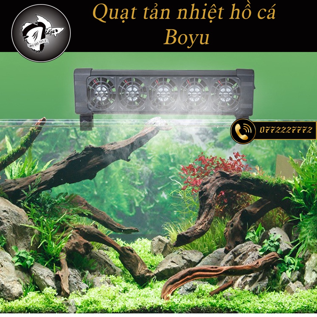 Quạt tản nhiệt, làm mát bể cá chuyên dụng BOYU FS-601, FS-602, FS-603, FS-604, FS-605, FS,606